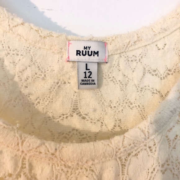 My Ruum White Lace Tank Top - Picture 4 of 4